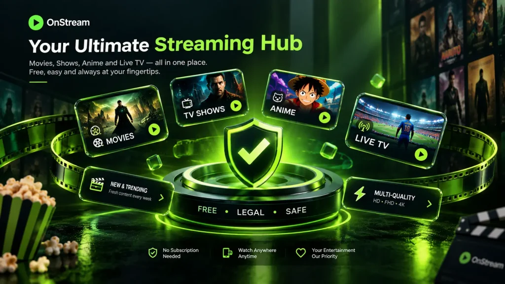 OnStream Alternatives: Best Free & Legal Apps to Watch (2026) 1 onstream alternatives